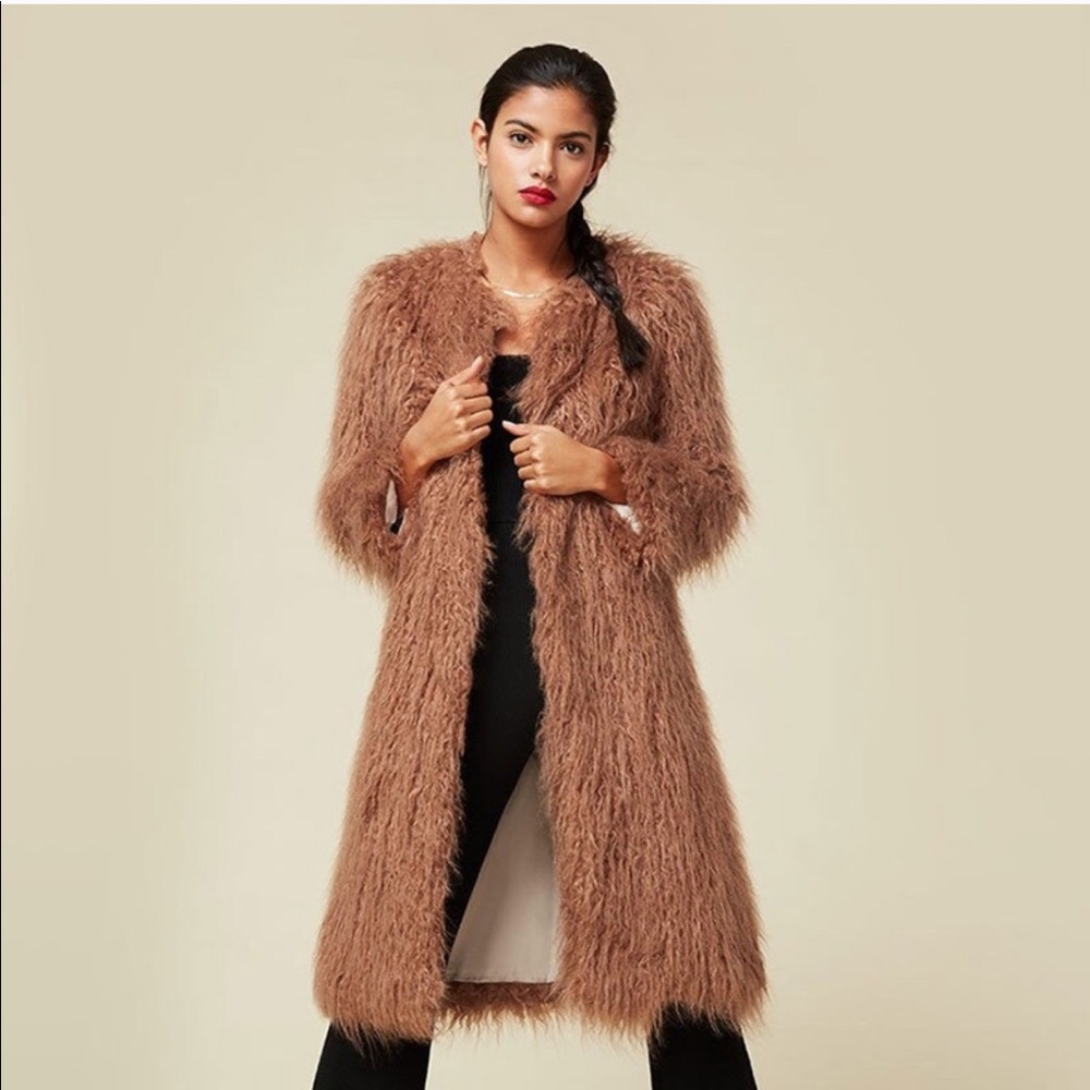 Reformation Brixton Coat- Caramel